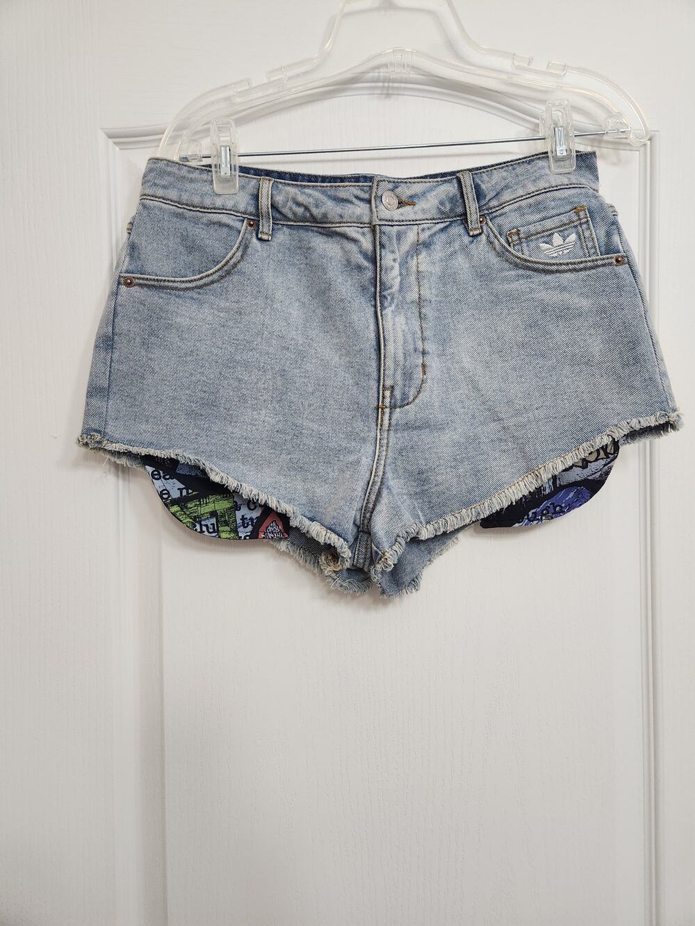 NWT Adidas Originals x Jeremy Scott Denim Shorts size 30